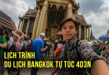 lịch trình du lịch bangkok tự túc